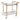 Franklin White Marble Bar Cart