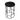 Aiden Black Steel Kitchen Stool