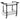 Franklin White Marble Bar Cart