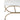 Novak Antique Gold Iron Stool Natural Linen
