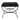 Novak Black Iron Stool