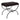 Novak Black Iron Stool
