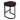 Brooke Black Kitchen Stool