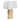 Dominique Travertine Table Lamp