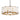 Florence Alabaster Pendant - Round Antique Brass