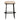 Heston Black Kitchen Stool