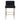 Leon Kitchen Stool - Black Linen