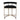 Dino Kitchen Stool - Black Linen