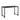 Artiss Computer Desk Home Office Study Table Black 120x60x75cm