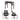 Artiss Foldable Computer Desk Mesh Office Chair Set Black