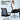 Artiss Foldable Computer Desk Mesh Office Chair Set Black