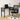 Artiss Foldable Computer Desk Mesh Office Chair Set Black