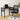 Artiss Foldable Computer Desk Mesh Office Chair Set Black