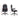 Artiss 8 Point Massage Office Chair PU Black
