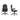 Artiss 8 Point Massage Office Chair PU Black