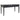 Cafe Lighting & Living Merci Desk Black 32631