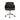 Black office chair with quilted design on a white background