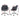 Gray office chair with dimensions marked on a white background