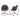 Gray office chair with dimensions marked on a white background
