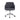 Gray office chair with quilted backrest on a white background