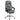 Gray office chair with armrests on a white background