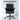 Black premium executive chair with features highlighted on a light gray background