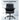 Black premium executive chair with features highlighted on a light gray background