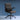 Brown office chair on a blue background