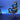 Black and blue gaming chair with 'Artiss' branding on a blue background