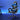Black and blue gaming chair with 'Artiss' branding on a blue background