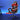 Black and red office chair with 'Artiss' branding on a blue background
