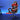 Black and red office chair with 'Artiss' branding on a blue background