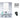 White office chair with height adjustment and 360-degree rotation features on a gray background