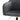 Gray upholstered chair with a tufted backrest on a white background