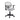 Gray office chair with black frame on a white background