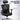 Black ergonomic mesh office chair with adjustable features on a white background