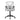 Gray office chair with mesh back and white seat on a white background