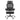 Black office chair with mesh back on a white background