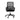 Black office chair with mesh back on a white background