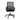 Black office chair with mesh back on a white background