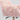 AADEN Faux Fur Fluffy Desk Office Chair Pink
