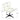 White office chair with dimensions labeled on a white background