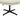 Close-up of a white cushioned chair with a black metal base on a white background