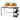 Amazingooh Computer Desk with Book Storage Vintage Oak 140 x 60 x 74.7 cm