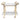 Franklin White Marble Bar Cart 