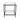 Cocktail Glass Square Side Table 