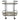 Southside Grey Marble Bar Cart 