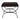 Novak Black Iron Stool 