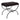 Novak Black Iron Stool 
