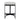 Brooke Black Kitchen Stool 